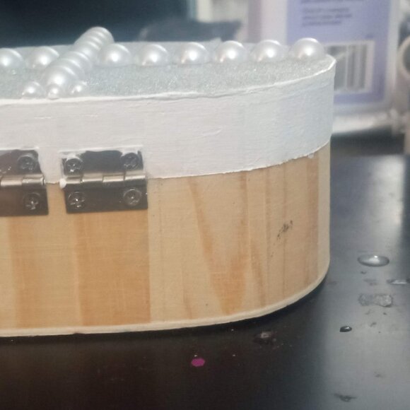 Handmade Unfinished Wood Jewelry and Trinket Box - Picture 6 of 9